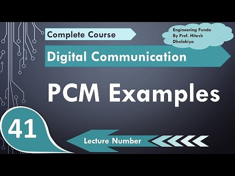 Mind Luster - Learn PCM Examples Pulse Code Modulation Examples in Digital Communication by Engineering Funda