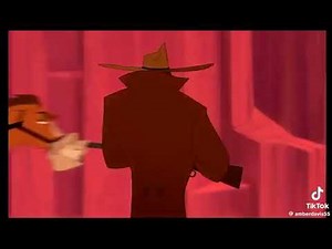 Home on the Range: Mine car chase scene