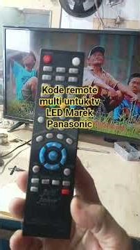kode remote tv panasonic