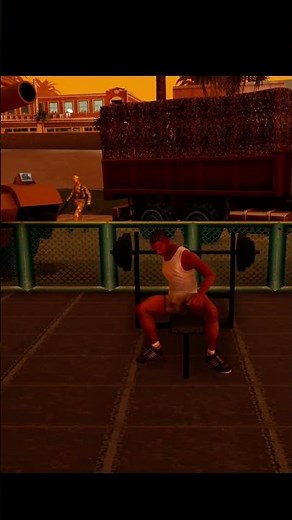 Working Out at Wanted Level 6 #gta #gtasa #gta #gta6