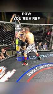 79 reactions | Made him do a 360. ••••••••• Back in his last fight, @michaelyelicich landed two big overhands for the TKO Victory and we wanted to show our fans what it looked like from the referee’s eyes. Looking forward to seeing fight again soon. Follow us for more REF CAM HIGHLIGHTS. #mma #fighter #combatsports #fight | Combat Night | Facebook