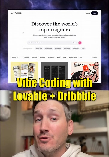 Enhance Your Vibe Coding Experience with Dribbble and Lovable