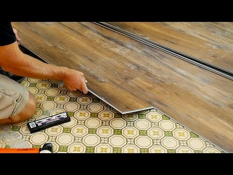 Vinyl Floor Installation | How to install a floating click together floor