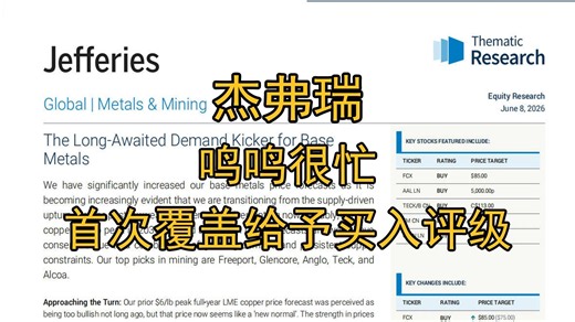 2026年07月 杰弗瑞 鸣鸣很忙 首次覆盖给予买入评级 视频时长16分钟