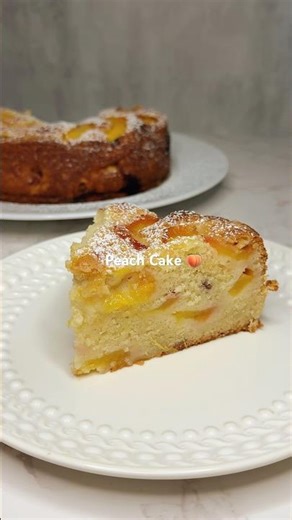 This Fresh Peach Cake Is Soft, Buttery & Packed with Juicy Peaches 🍑✨ | Summer’s Easiest Dessert!
