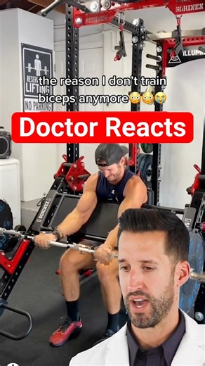 3.4K views · 33 reactions | Doctor Reacts to Workout Bicep Curl Muscle Rupture 沈 | Doctor ER | Facebook