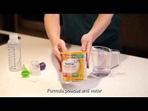 How to prepare infant formula from powder