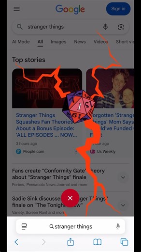 Google and stranger things collab #google #strangerthings #netflix #trending #tryit #explorepage