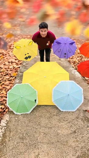 4 Small Umbrella Vs 1 Big Umbrella Unboxing 😍
