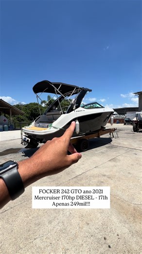 Focker 242 GTO 2021: Barco Diesel de Alto Desempenho