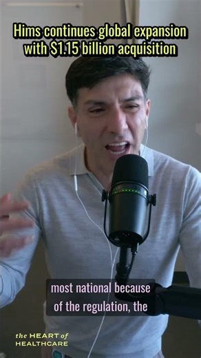 Hims continues global expansion with $1.15 billion acquisition.