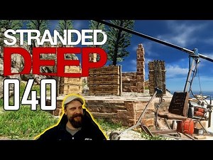 STRANDED DEEP deutsch 🦀 040: Heimflug mit Material & Ordnung im Garten 🦀 german gameplay