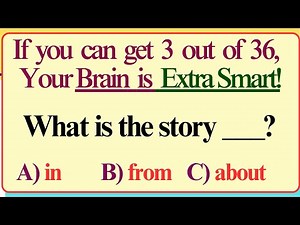 Mixed English Grammar Test If you pass , your English is excellent! #challenge 5 (new)
