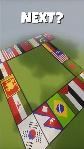 Day 19: Creating Turkey Flag in Minecraft 🇹🇷