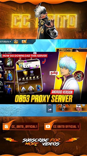 OB53 PROXY SERVER 🤯 SETUP IN TAMIL ✅#freefire #youtubeshorts #tamil #proxyserverff
