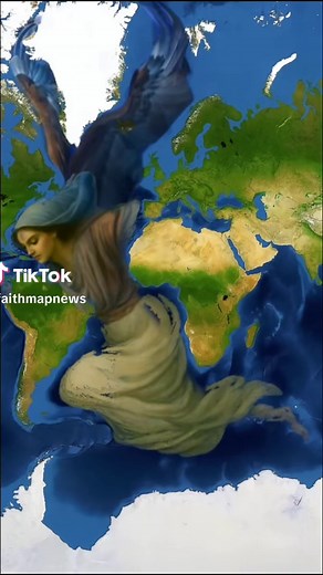 Woman of Revelation 12:14 Visible in Greenland Map Coordinates