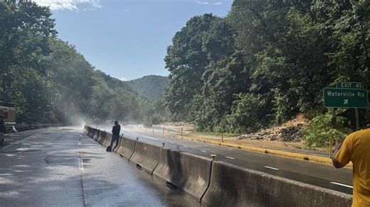 “We had to climb on the roof”: Flooding shuts down I-40 at NC-Tennessee border
