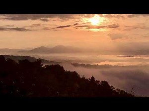 雲海が噴き上がる幻想的な秋風景IN山本山高原&蕎麦畑(小千谷)
