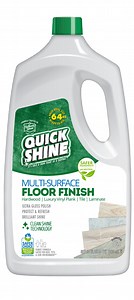 Quick Shine Multi-Surface Floor Finish, Pfas-Free Formula, All Purpose Household Floor Polish, 64 fl oz