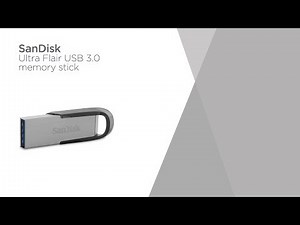SanDisk Ultra Flair USB 3.0 Memory Stick - 16 GB Silver & Black | Product Overview | Currys PC World