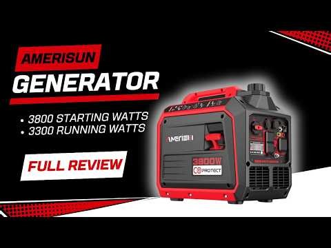Amerisun 3800 Generator Review – Watch Before You Buy This Portable Powerhouse!