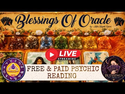 🔴 LIVE FREE TAROT READINGS | Tarot • Oracle • Angel Cards | Hindi & English | Blessings Of Oracle
