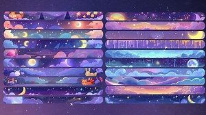 Dividers for Discord | Dividers | Aesthetic | Cute | Discord Graphics | INSTANT DOWNLOAD | Magic Banners X28 Twitch Panel | Twitch Banner - Etsy