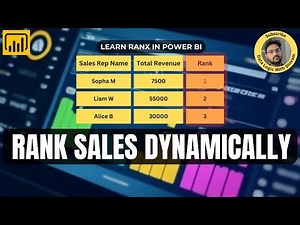 Power BI DAX Tutorial: Master RANKX to Rank Sales by Revenue