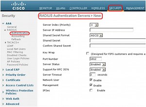 Problems with Radius and WLC.