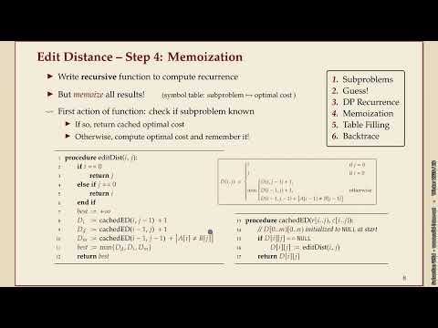 Algorithms of Bioinformatics (Winter 2025-26) 3-2 Recap Dynamic Programming
