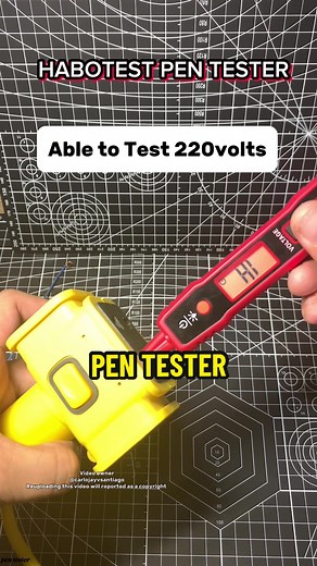 Habotest voltage pen tester #pentester #habotestvoltagetester #voltagepentester #voltagetester #habotest