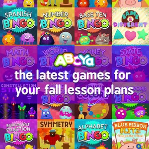School is back in session, and we're highlighting some of our favorite new games for your students to enjoy this fall! 🍂 1. Kids can practice their comparison skills using animals and items found on the farm in our brand-new game, Blue Ribbon Blitz - Comparing Sizes! Compare two objects to see which one is bigger, heavier, taller, and more in four different farm-themed scenes! 🐷🐤 Blue Ribbon Blitz: https://www.abcya.com/games/blue-ribbon-comparing-sizes 2. Kids will explore the star patterns,