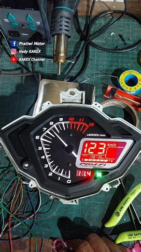 Modif speedo Supra GTR #speedometer #polarizer