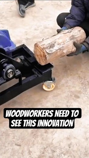 Innovative Log Splitter That Cuts with Precision Like a Beast - easy and efficient work solution