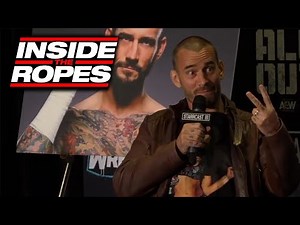 CM Punk On The Rock Calling Him LIVE From The Ring At RAW In LA