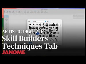 Artistic Digitizer: Skill Builders - Techniques Tab