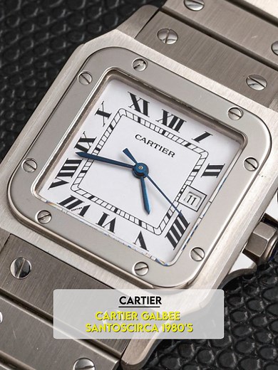Vintage Cartier Santos Galbée: Bili Tayo!