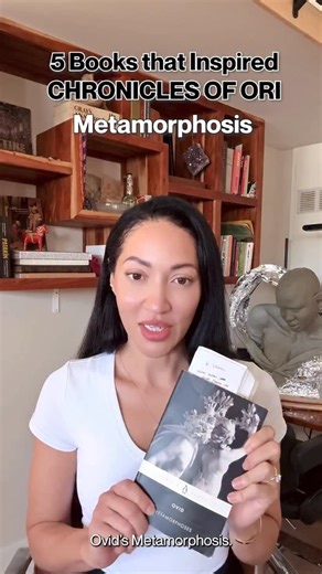 Harmonia on Instagram: "Less than two weeks until my book is out in the world. ✨ Writing Chronicles of Ori was like stepping through a labyrinth of portals, each book shaping the direction of this mythology. From ancient classics to modern works on race, I pulled from across the diaspora to craft this linear story. My hope is that you see yourself in its pages. CHRONICLES OF ORI — OCTOBER 14 Books that Inspired Me: Metamorphosis by Ovid African Cities and Towns before the European Conquest by Ri