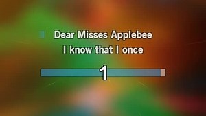 Karaoke Dear Mrs. Applebee - David Garrick - CDG, MP4, KFN - Karaoke Version