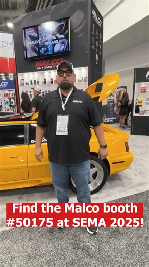 Rise & Shine, Vegas 🎲 Start your engines and follow the shine — you’ll find Malco in West Hall with a showstopper you won’t want to miss. Check out our custom ‘98 V8 Lotus and a full lineup of our high-performance detailing products. 📍 Booth #50175 — West Hall - Row 51000 Come for the car, stay for the craftsmanship. #MalcoSEMA #DetailDriven | Malco Automotive