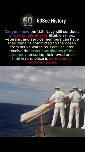How the U.S. Navy Says Its Final Goodbye at Sea #shorts