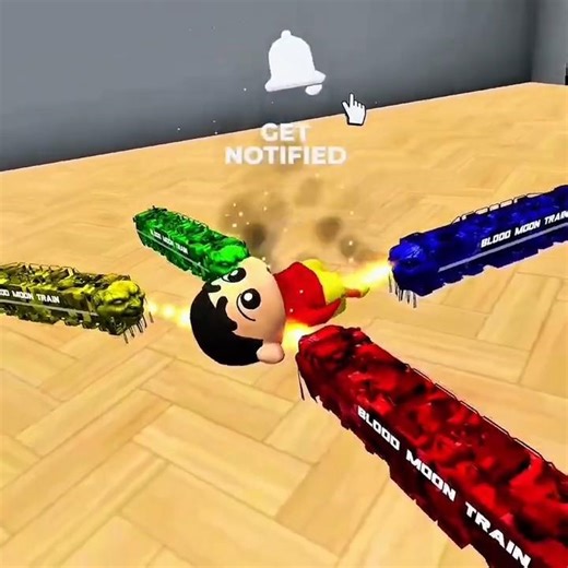 😱 SHINCHAN KILLED BY TRAIN! Franklin's JCB Bus Revenge💥|JCB Bus vs Blood Moon Train – #ibd3d #shorts