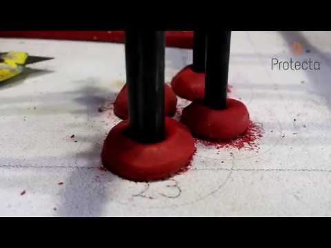Protecta® FR Putty Cord - passive fire potection installation for small gaps service penetrations