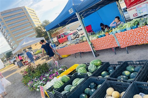 Pie-baking contest, 40  vendors highlight Midland Downtown Farmers Market