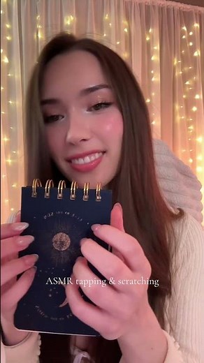 #ASMR tapping & scratching on my notepad 🗒️ which did you like better?
