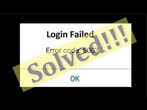 How To Fix ZOOM Meetings - Login Failed (Error Code: 5003) Android & Ios