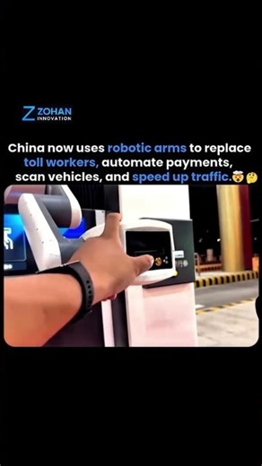 China Deploys Robotic Arms to Replace Toll Booth Workers 🔥🤯