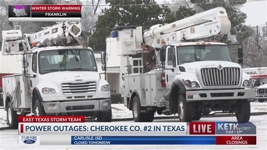 Over 8,000 Cherokee County residents have been without power all day