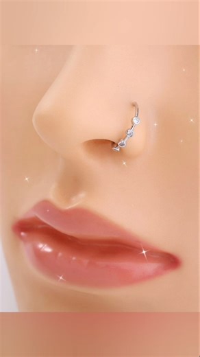 beautiful 😍 simple Nose 👃 ring 💍 design #viralshort #ytshorts