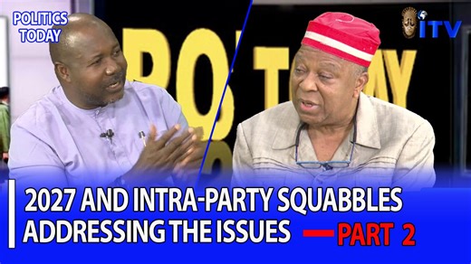 1.3K views | 2027 And Intra-Party Squabbles: Addressing The Issues - Part 2 | POLITICS TODAY www.itvradiong.com/live www.youtube.com/itvradiong www.facebook.com/itvradiong www.twitter.com/itvradiong www.instagram.com/itvradiong www.tiktok.com/@itvradiong | INDEPENDENT TELEVISION/RADIO | Facebook